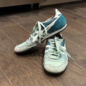 Onitsuka Tiger by Asics Women's Sneakers in Teal and White sz 5.5